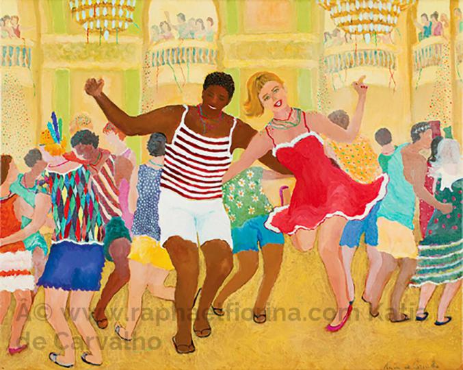 6) h/t (lin) les jeunes danseurs I 50x40cm (2007)